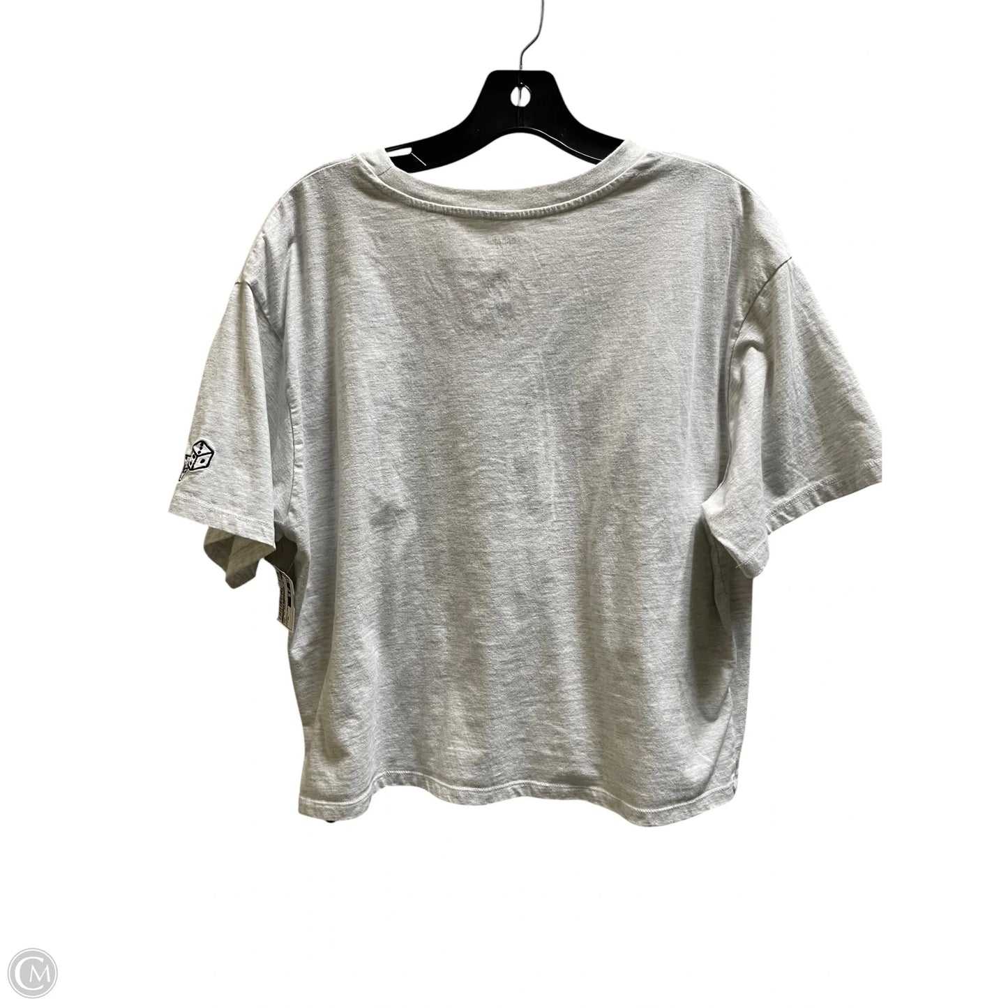Top Short Sleeve Basic By Clothes Mentor In Grey, Size: Xl