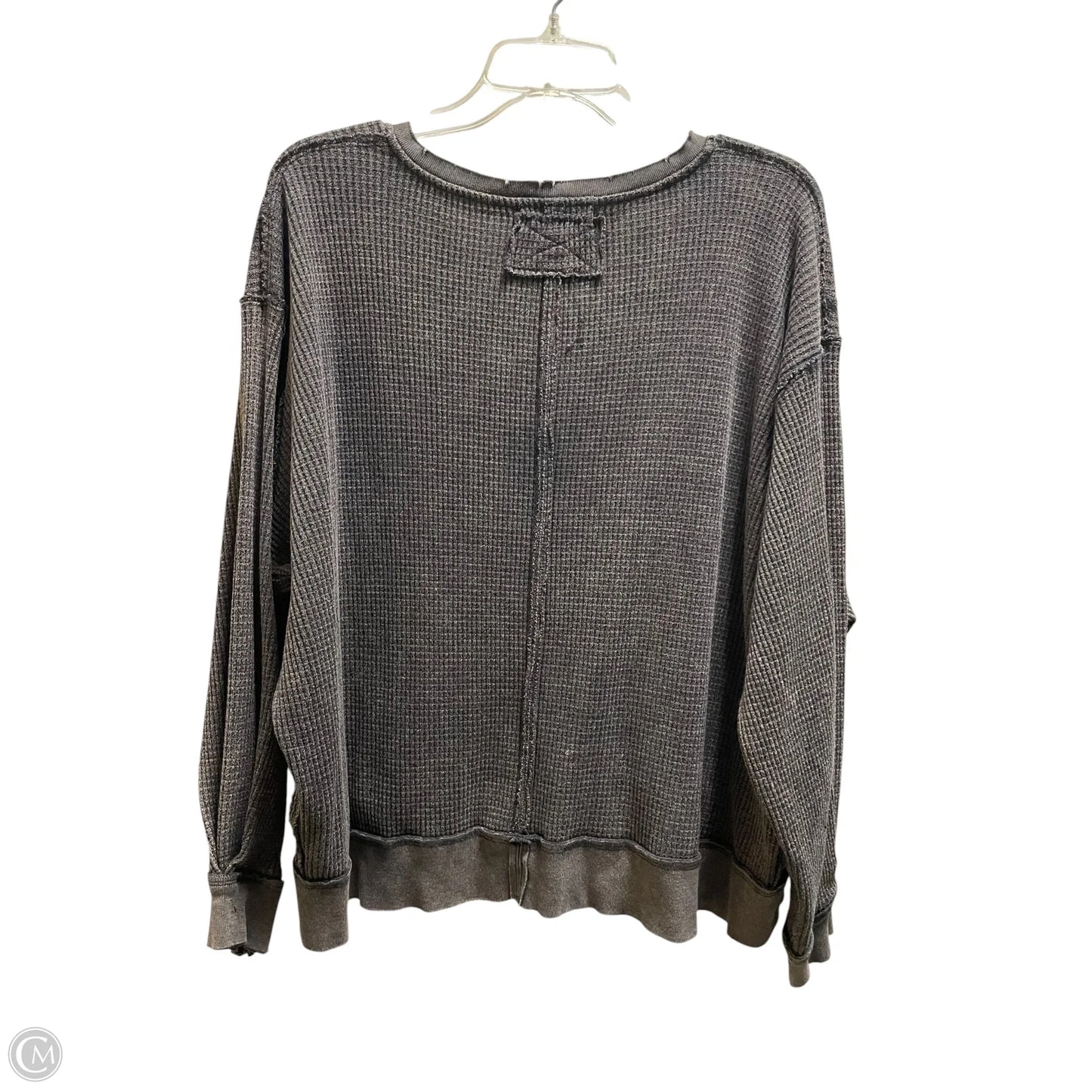 Top Long Sleeve By We The Free In Grey, Size: Xs