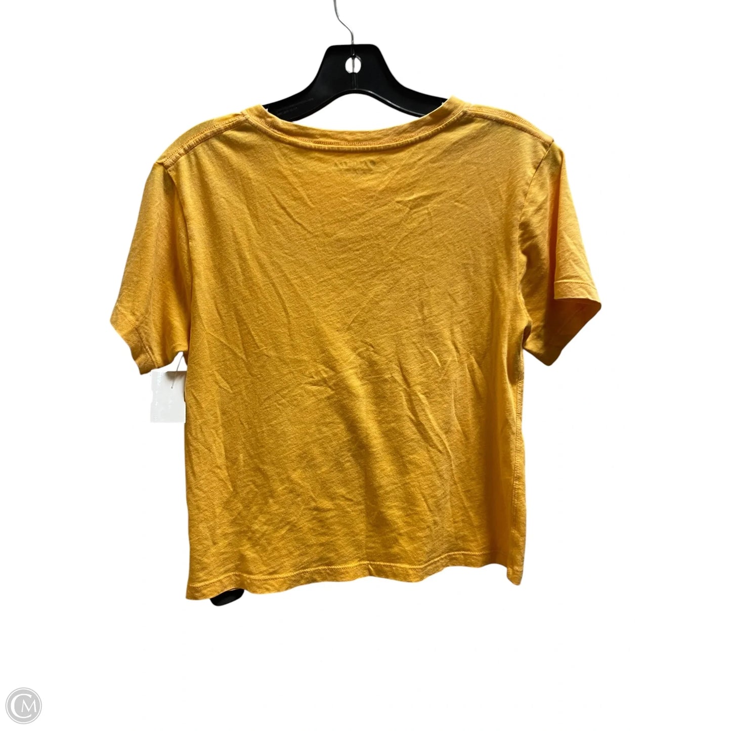 Top Short Sleeve Basic By Athleta In Yellow, Size: Xs
