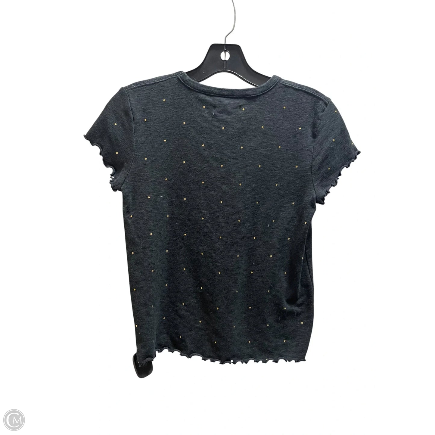 Top Short Sleeve Basic By Madewell In Polkadot Pattern, Size: S