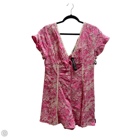 Romper By Papermoon In Pink, Size: L