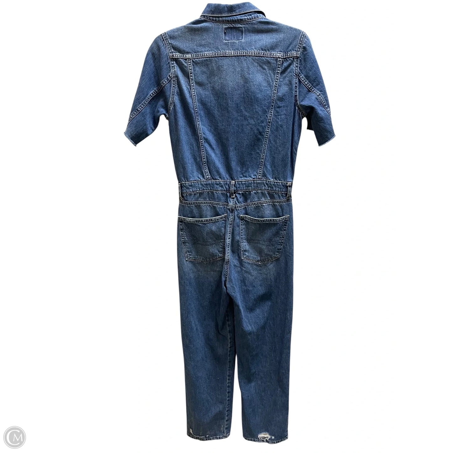 Jumpsuit By American Eagle In Blue Denim, Size: S