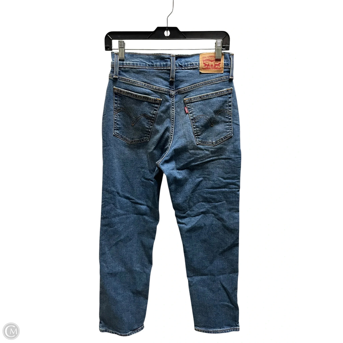 Jeans Skinny By Levis In Blue Denim, Size: 6