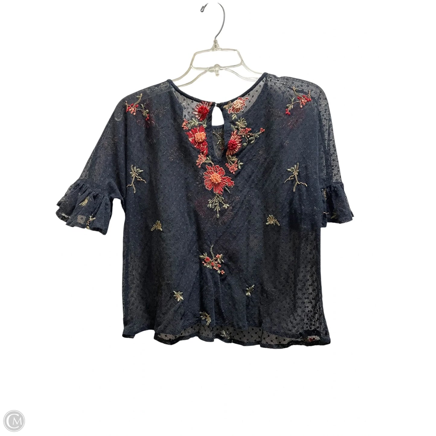 Top Short Sleeve By Maeve In Navy, Size: Xs