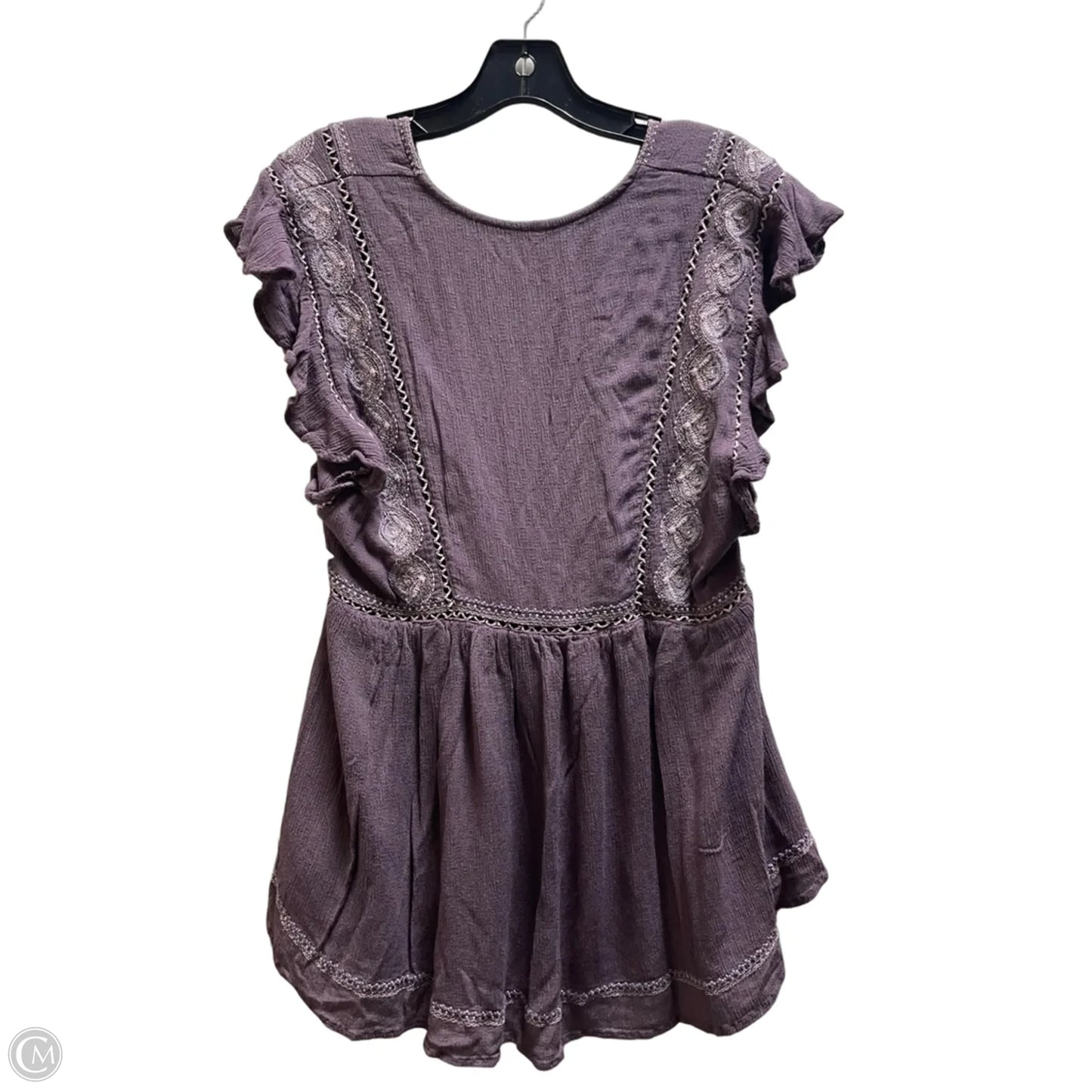 Top Sleeveless By Free People In Purple, Size: S