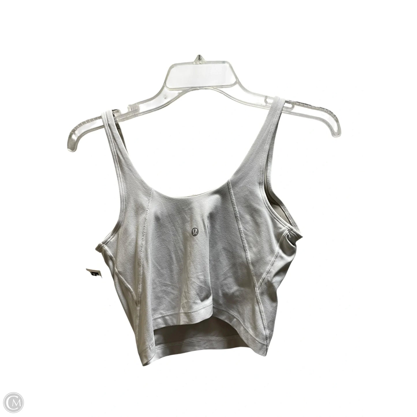 Athletic Tank Top By Lululemon In White, Size: 6