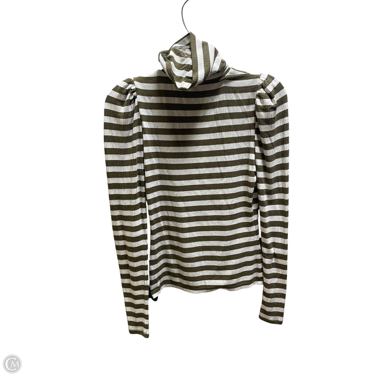 Top Long Sleeve By Evereve In Green, Size: Xs
