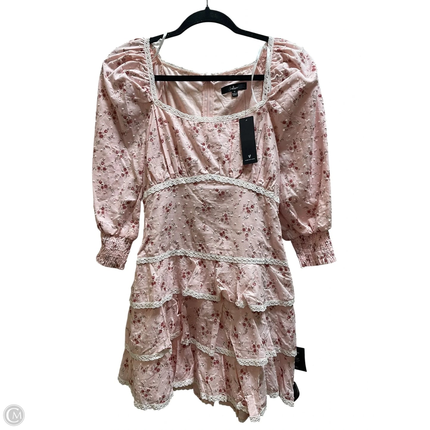 Dress Casual Short By Lulus In Pink, Size: S