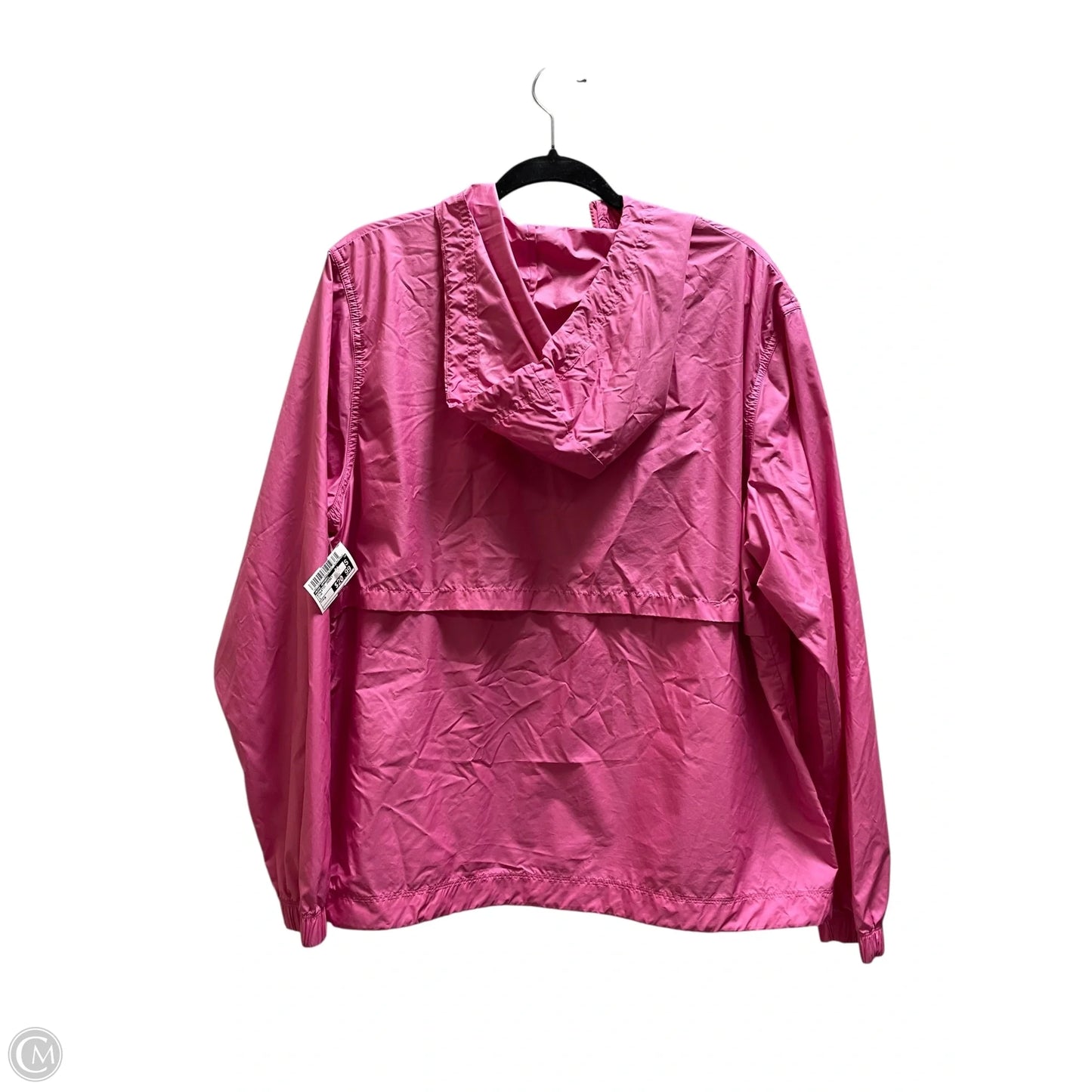 Athletic Jacket By Nike Apparel In Pink, Size: M