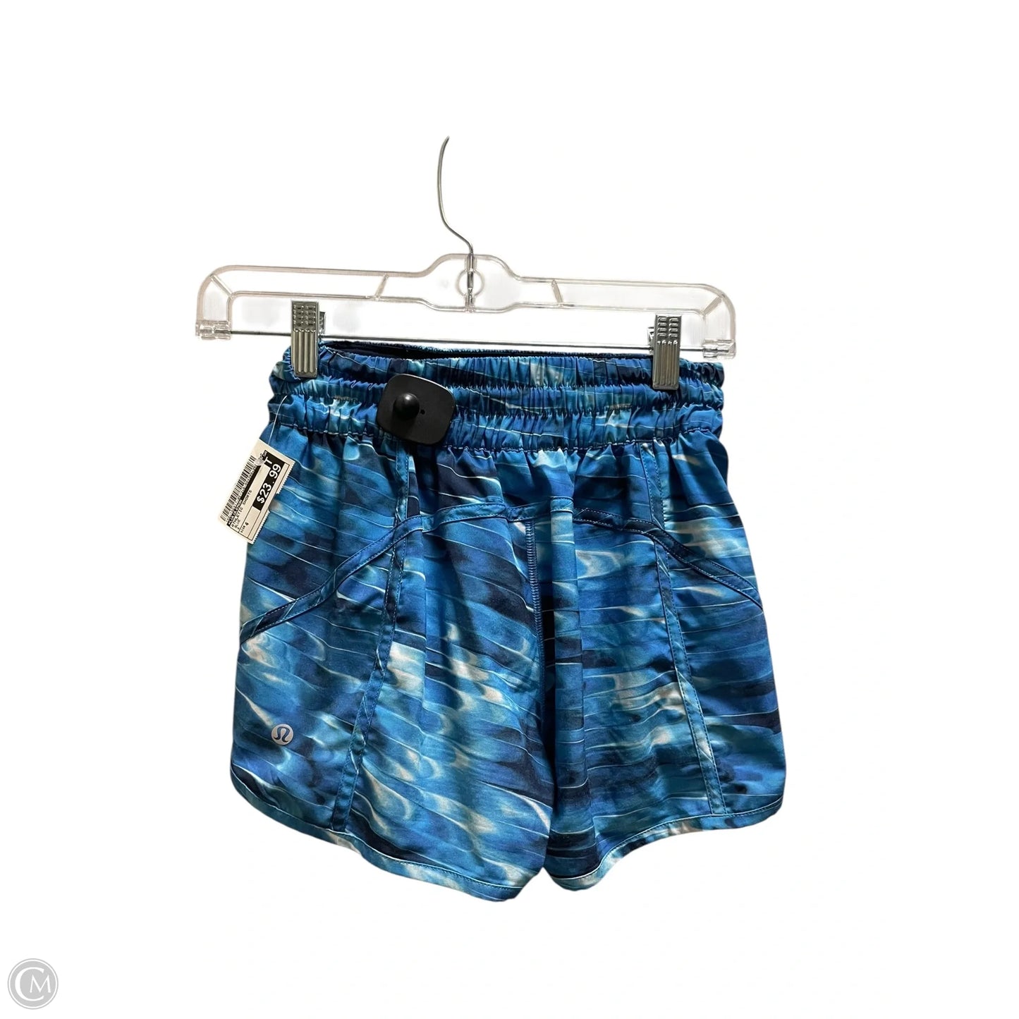 Athletic Shorts By Lululemon In Blue, Size: 4