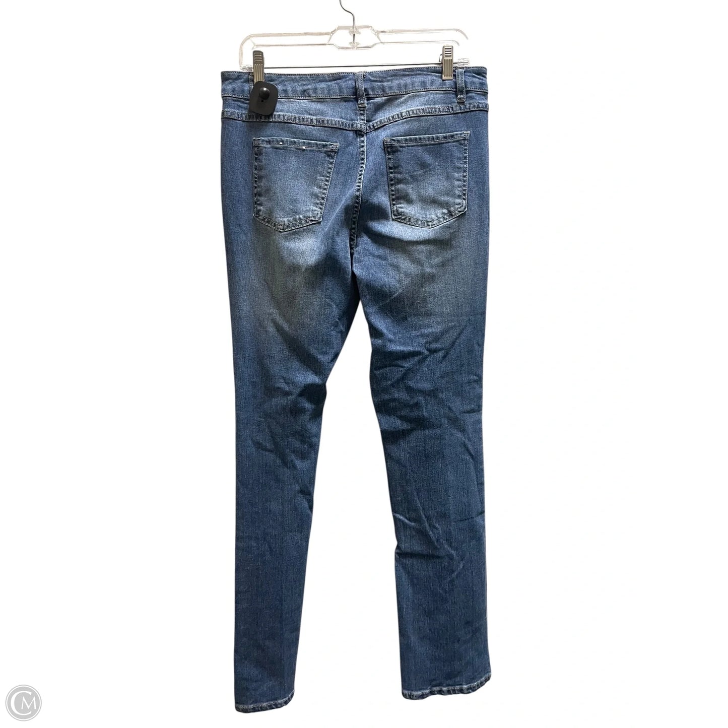 Jeans Straight By Clothes Mentor In Blue Denim, Size: 12
