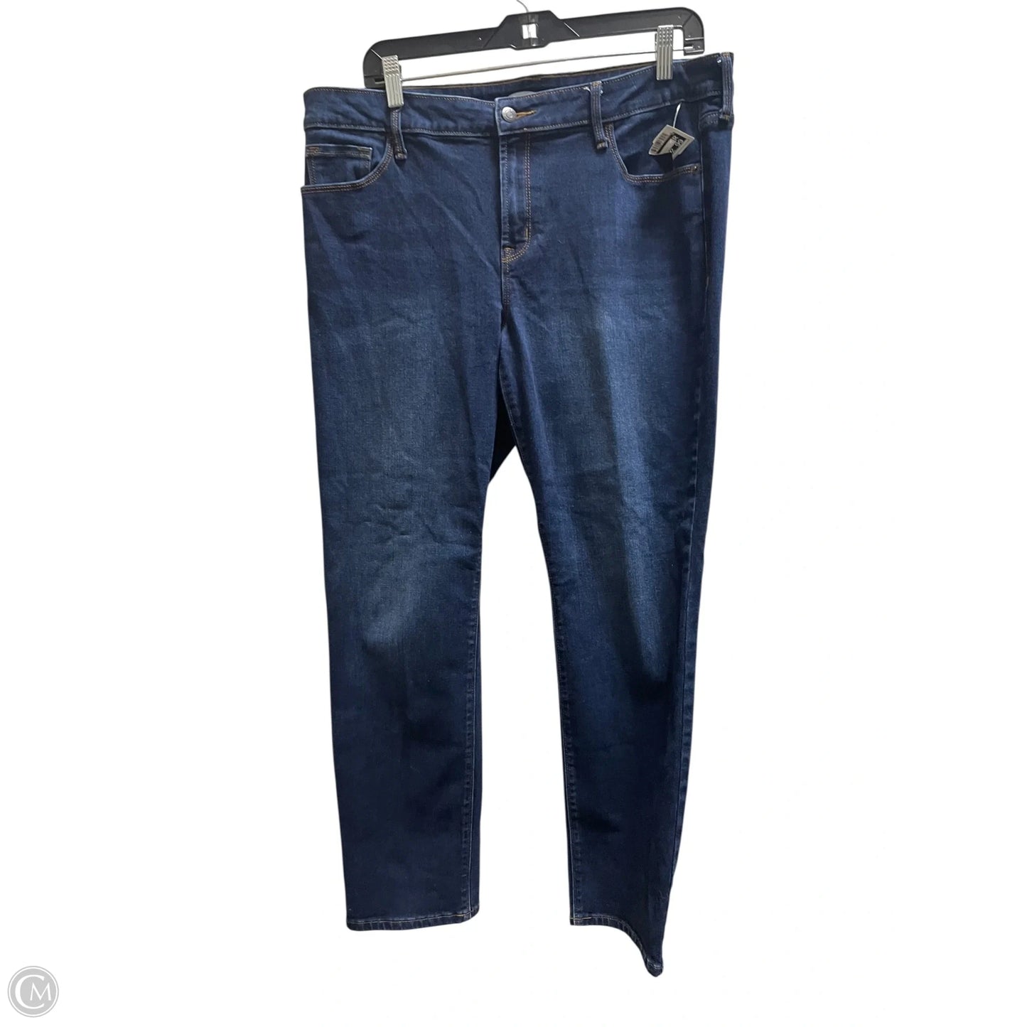 Jeans Straight By Old Navy In Blue Denim, Size: 14
