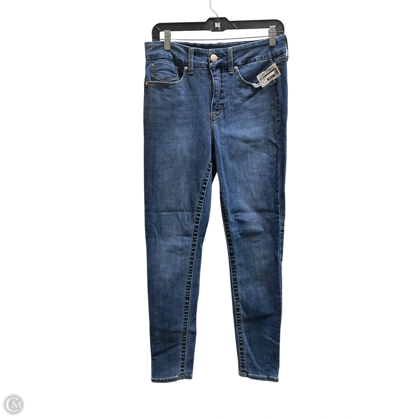 Jeans Skinny By Seven 7 In Blue Denim, Size: 8