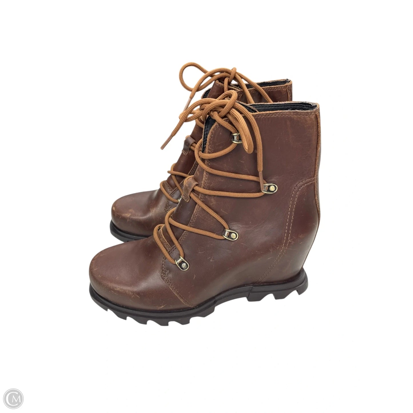 Boots Ankle Flats By Sorel In Brown, Size: 7.5