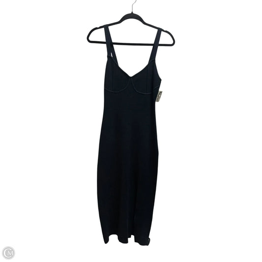 Dress Casual Midi By Abercrombie And Fitch In Black, Size: Sp