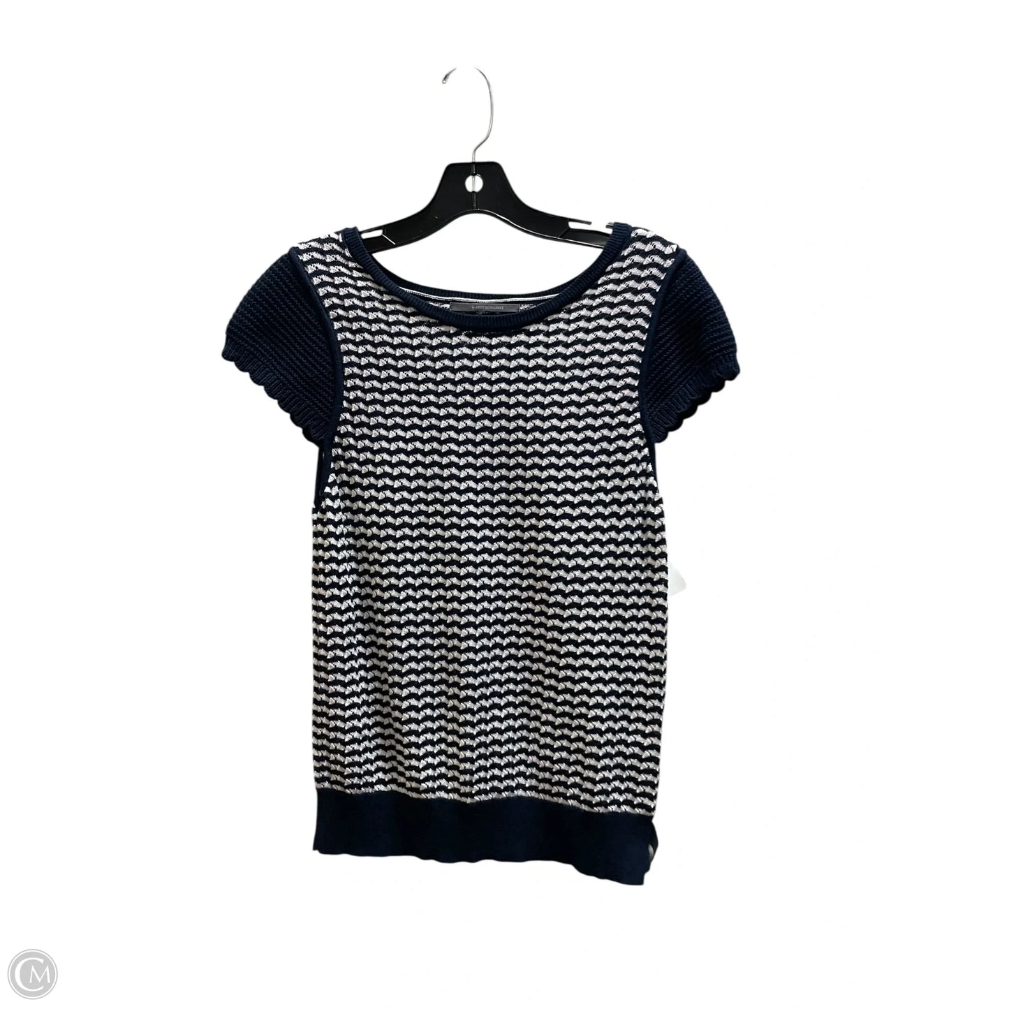 Top Sleeveless By Anthropologie In Navy, Size: M
