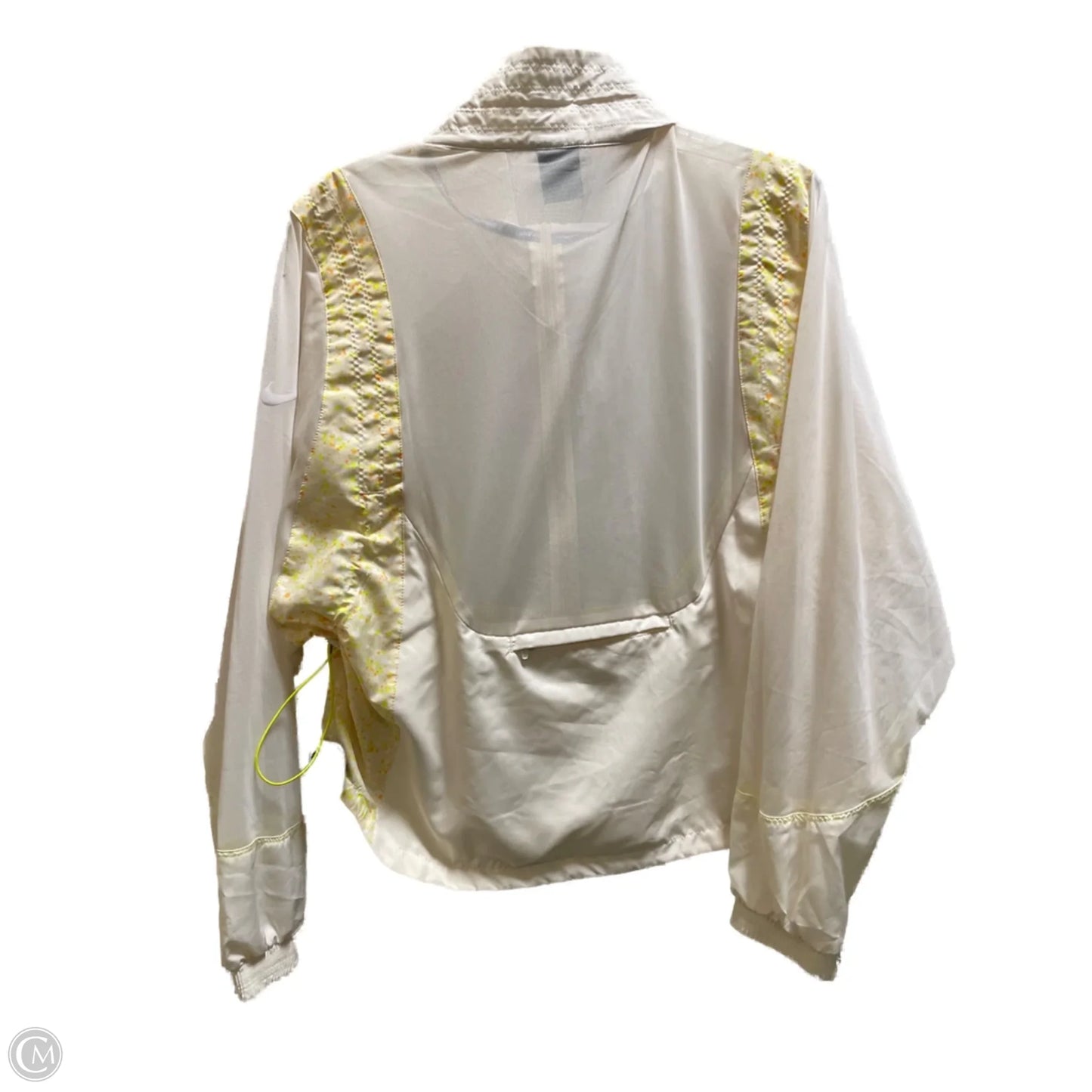 Athletic Jacket By Nike Apparel In Yellow, Size: L