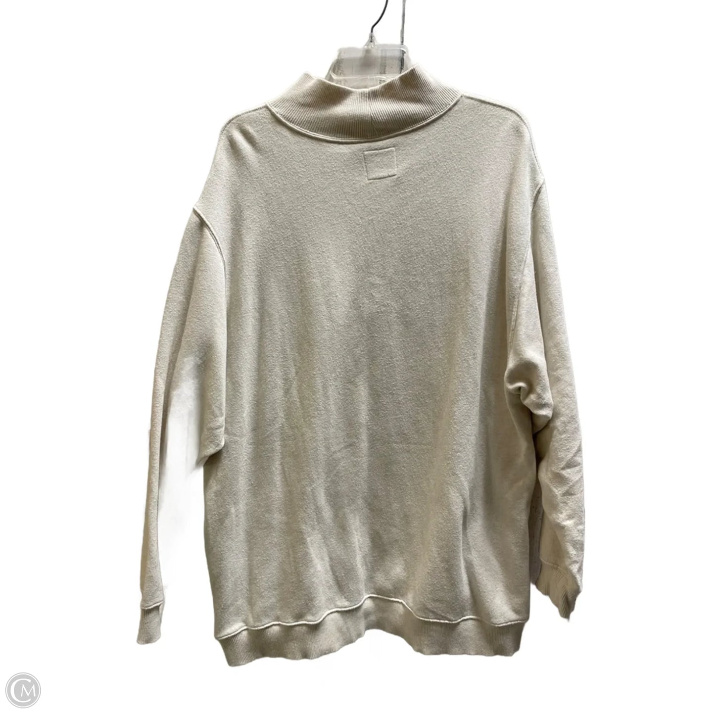 Sweatshirt Crewneck By Aerie In Cream, Size: L