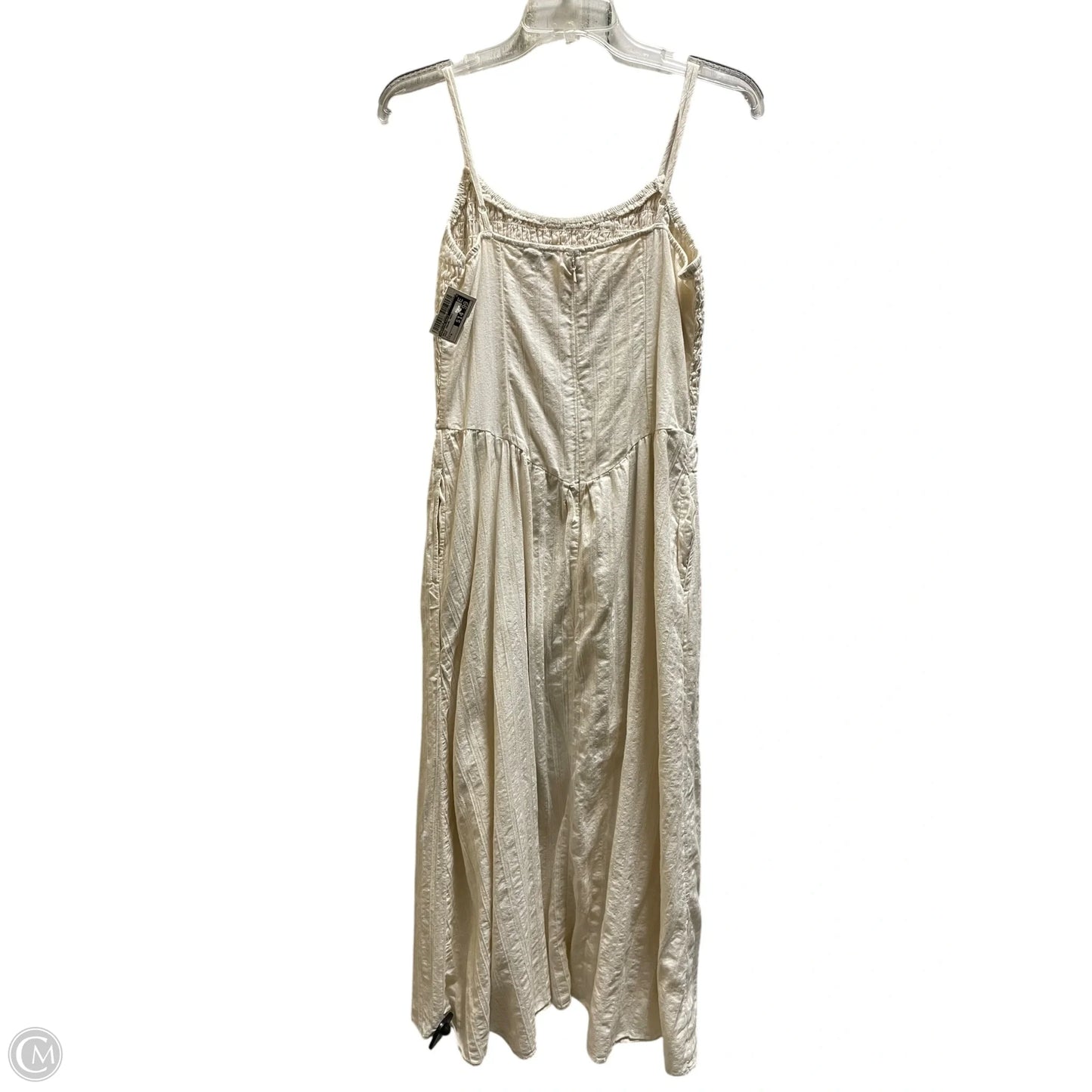 Dress Casual Maxi By American Eagle In Cream, Size: M