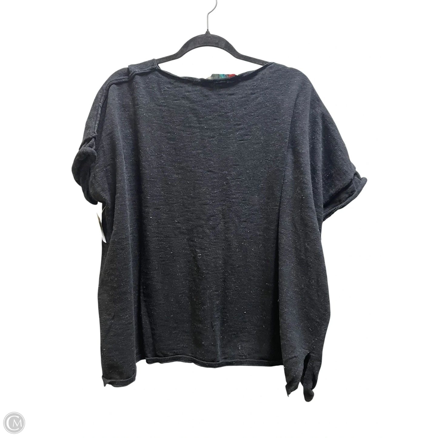 Top Short Sleeve By Free People In Black, Size: S