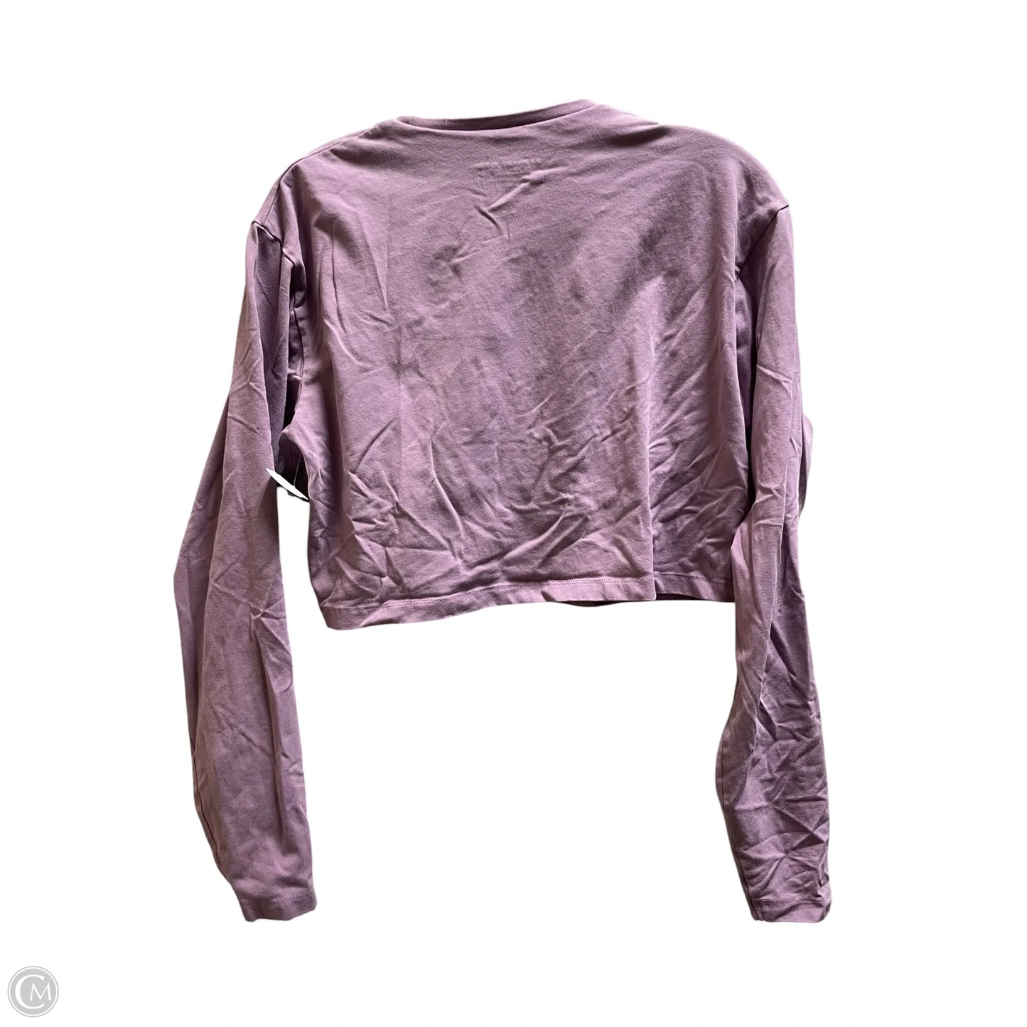 Athletic Top Long Sleeve Collar By Alphalete In Purple, Size: S