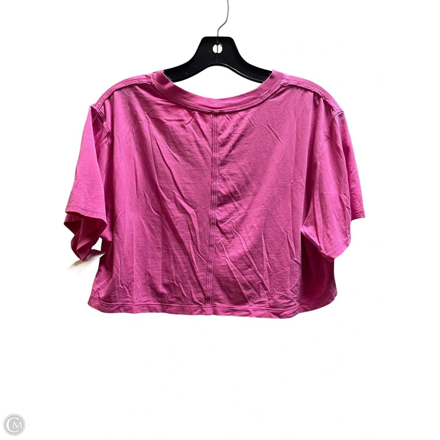 Top Short Sleeve By Lululemon In Pink, Size: 6