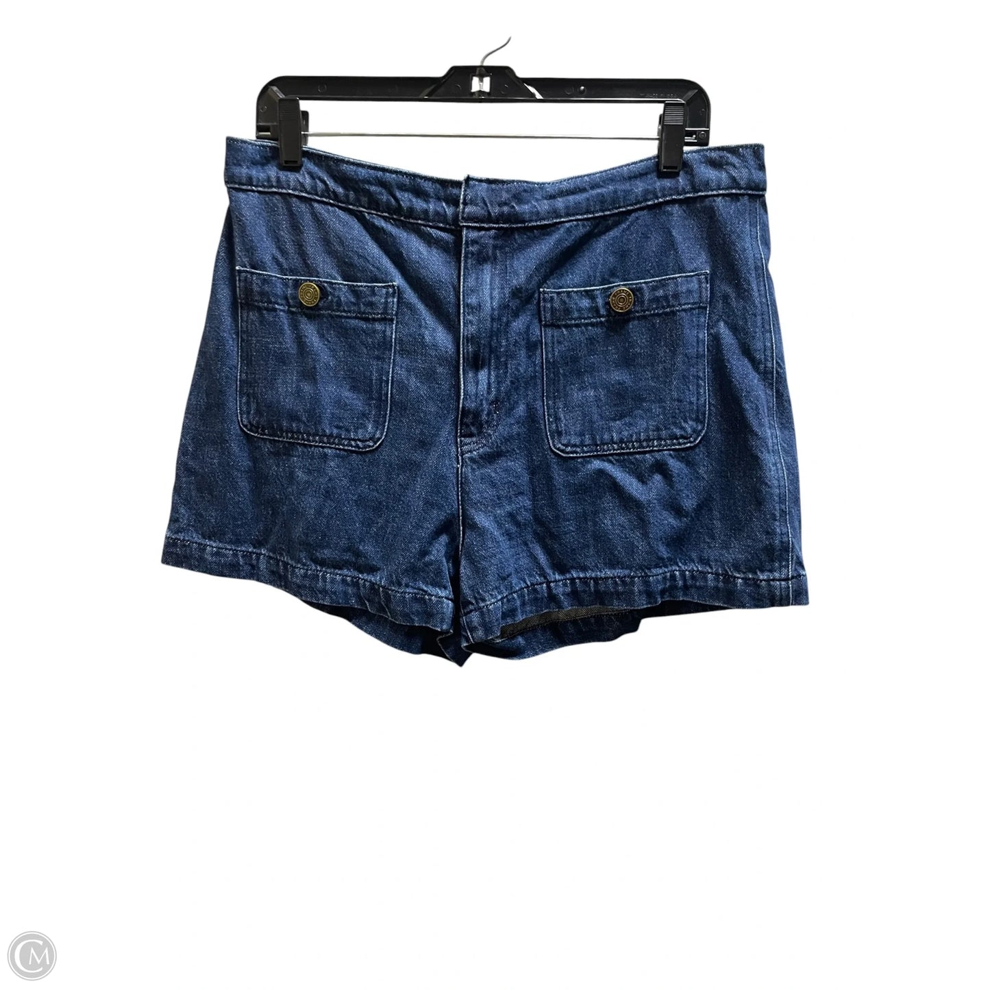 Shorts Set By Frame In Blue Denim, Size: M