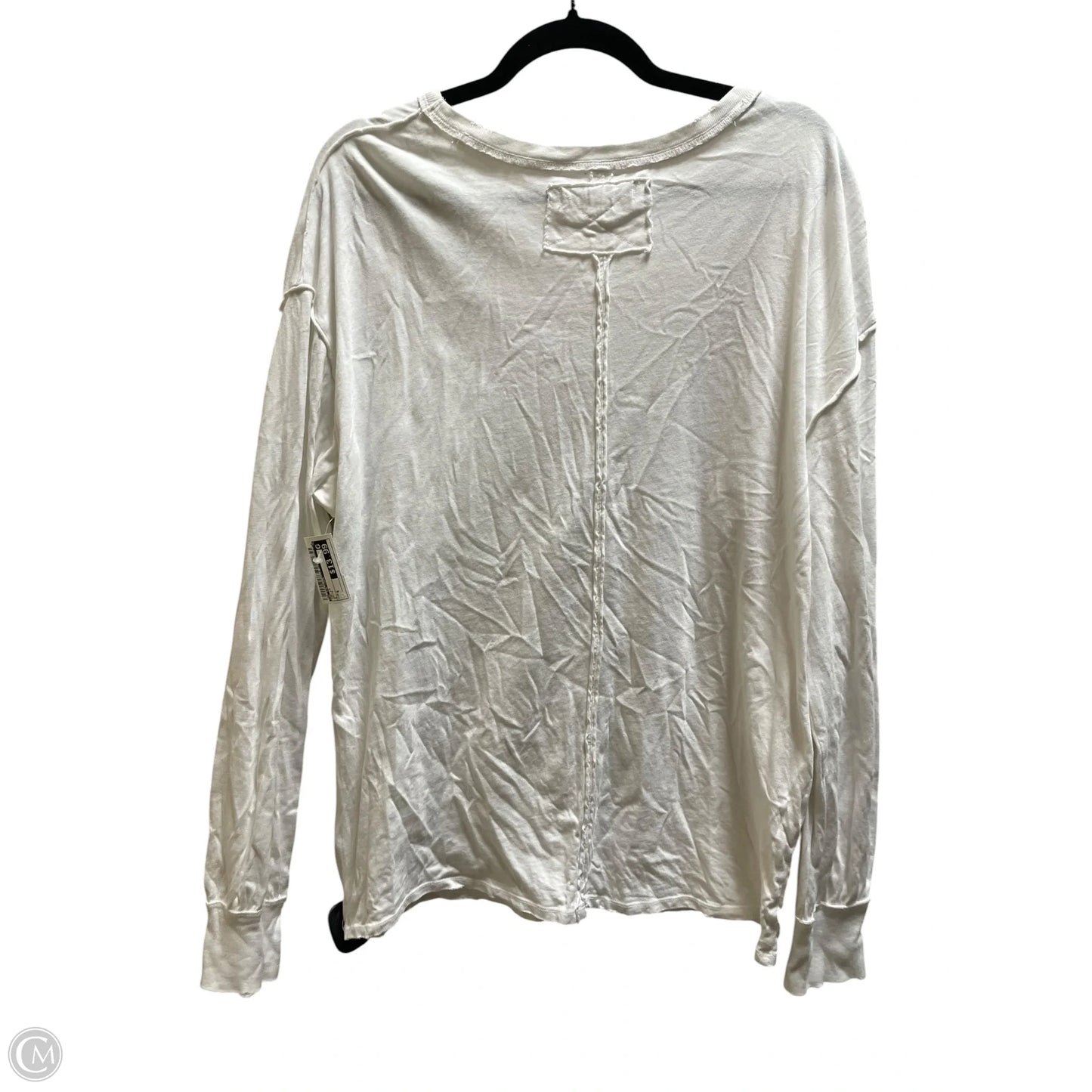 Top Long Sleeve By We The Free In White, Size: S