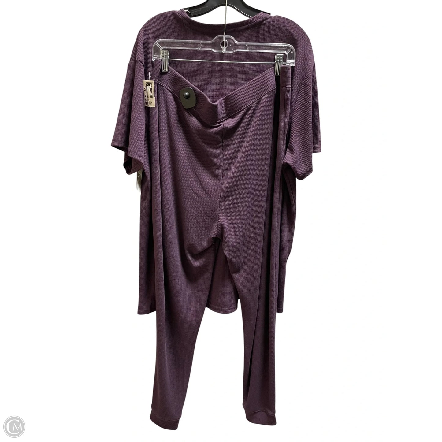 Pants Set 2pc By Clothes Mentor In Purple, Size: Xl