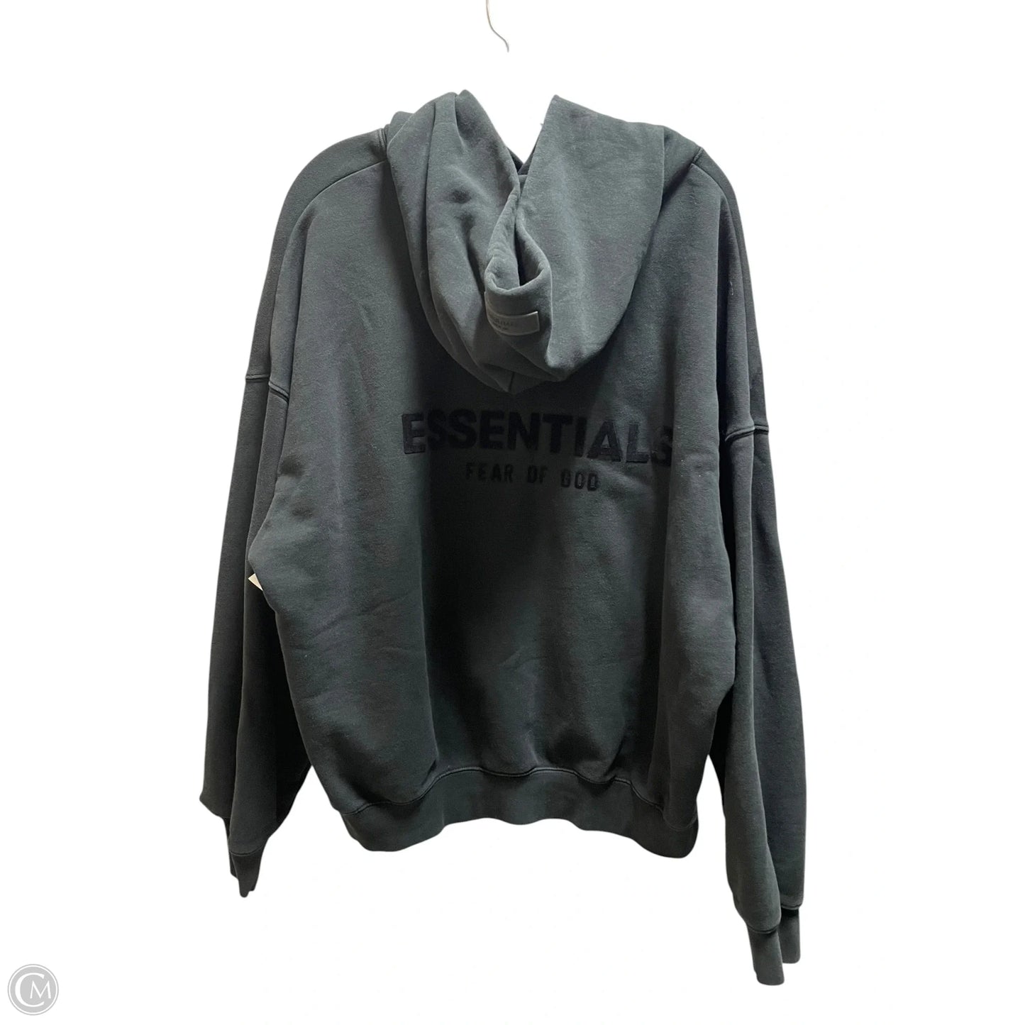 Sweatshirt Hoodie By Essentials In Black, Size: L