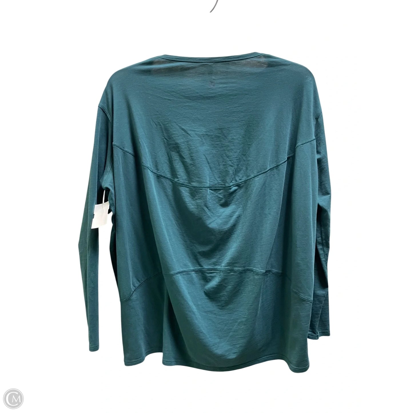 Top Long Sleeve By Lululemon In Green, Size: 4