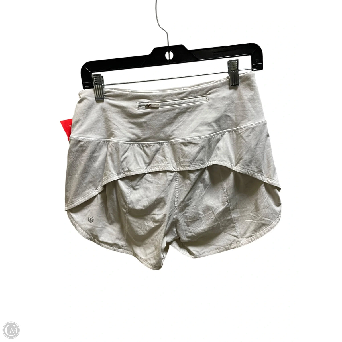 Athletic Shorts By Lululemon In White, Size: 6
