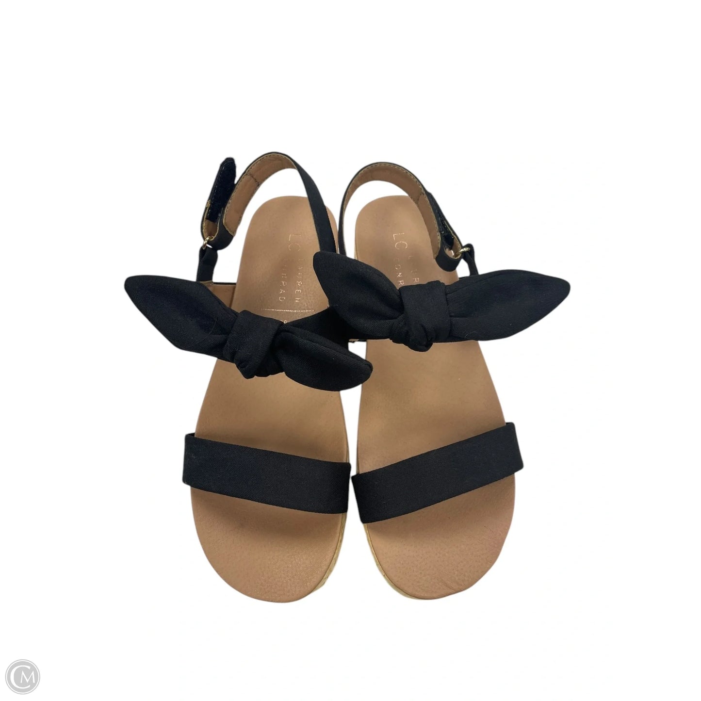 Sandals Heels Platform By Lc Lauren Conrad In Black, Size: 7