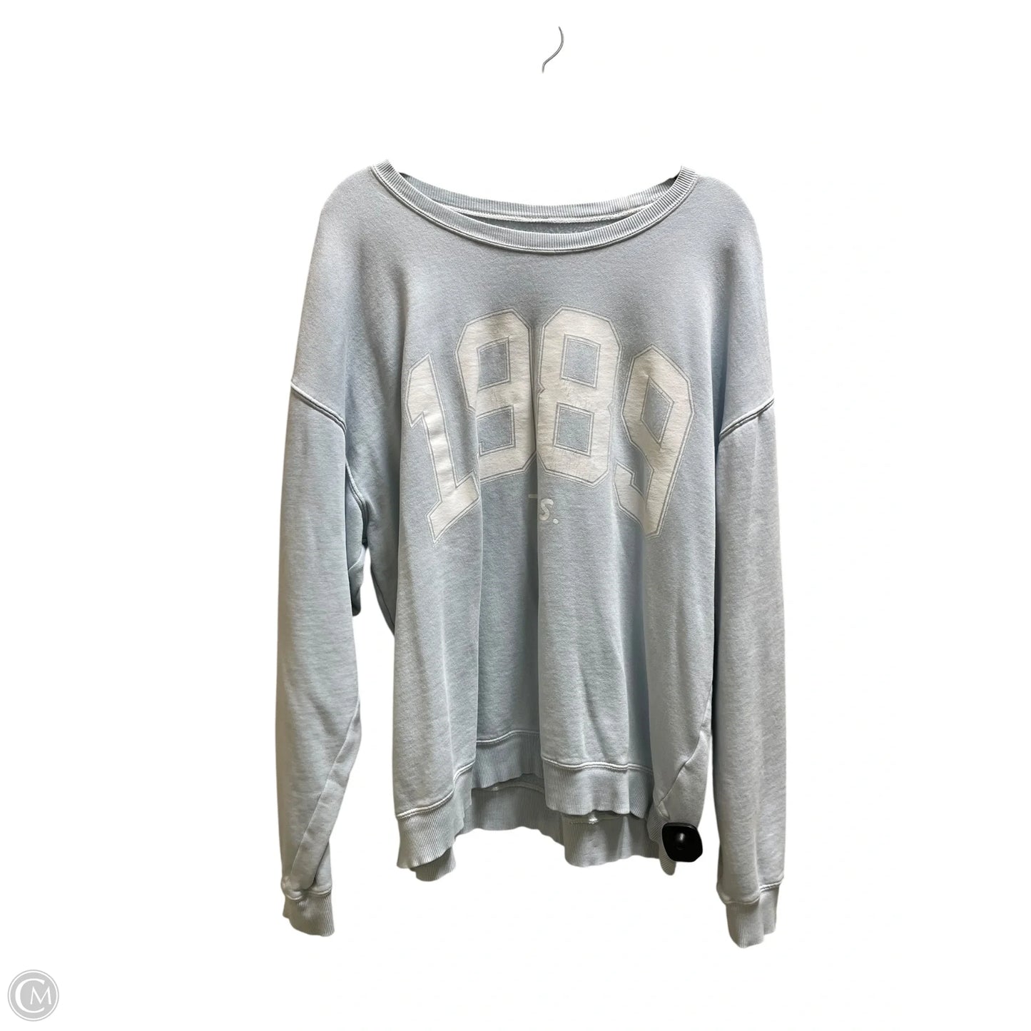 Sweatshirt Crewneck By Clothes Mentor In Blue, Size: 2x