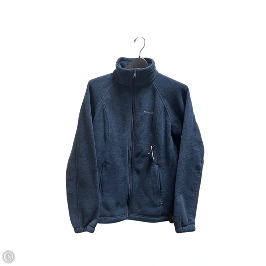 Jacket Fleece By Columbia In Navy, Size: L