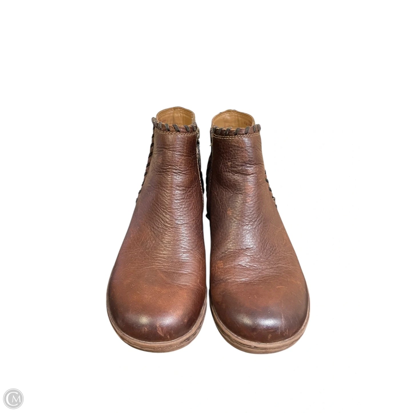 Boots Ankle Flats By Weatherproof In Brown, Size: 8.5
