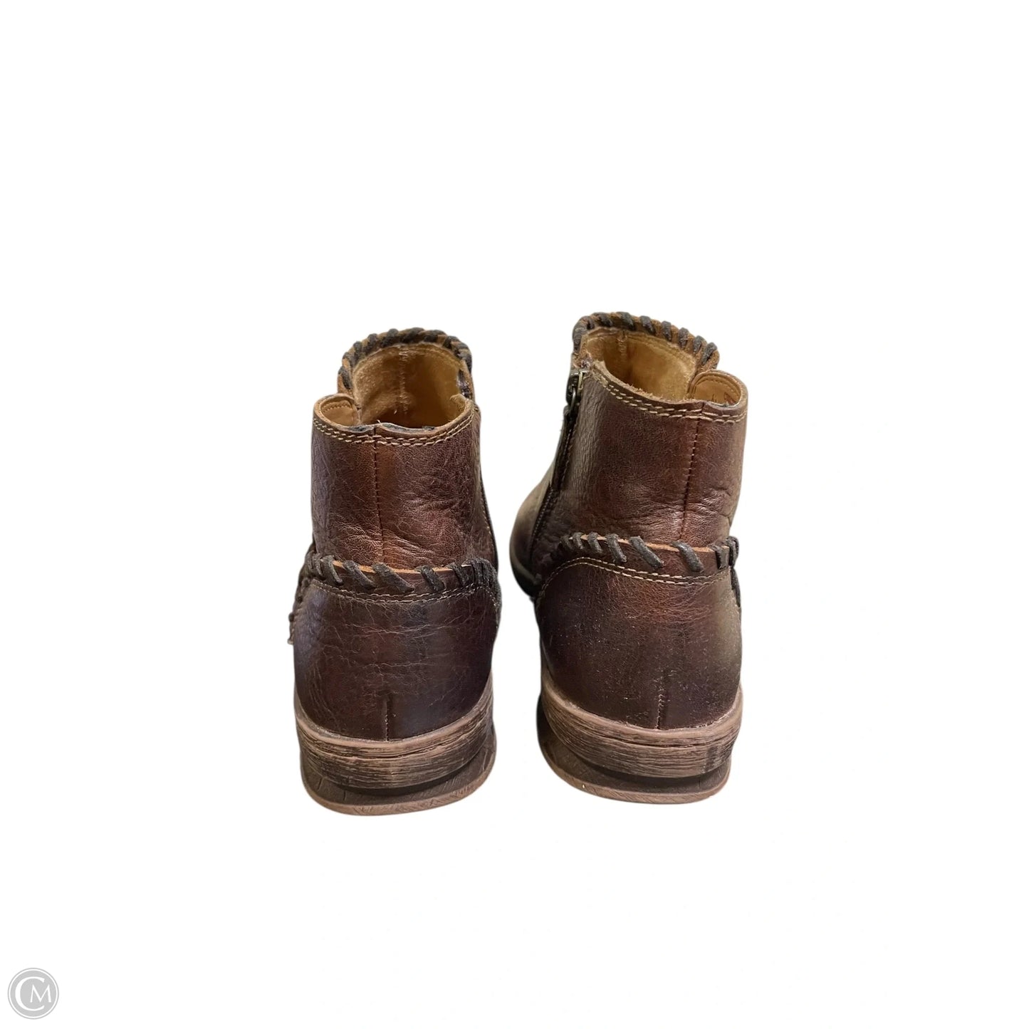 Boots Ankle Flats By Weatherproof In Brown, Size: 8.5