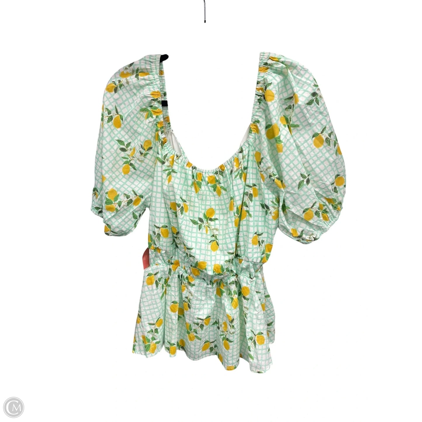 Top Short Sleeve By Clothes Mentor In Green, Size: 2x