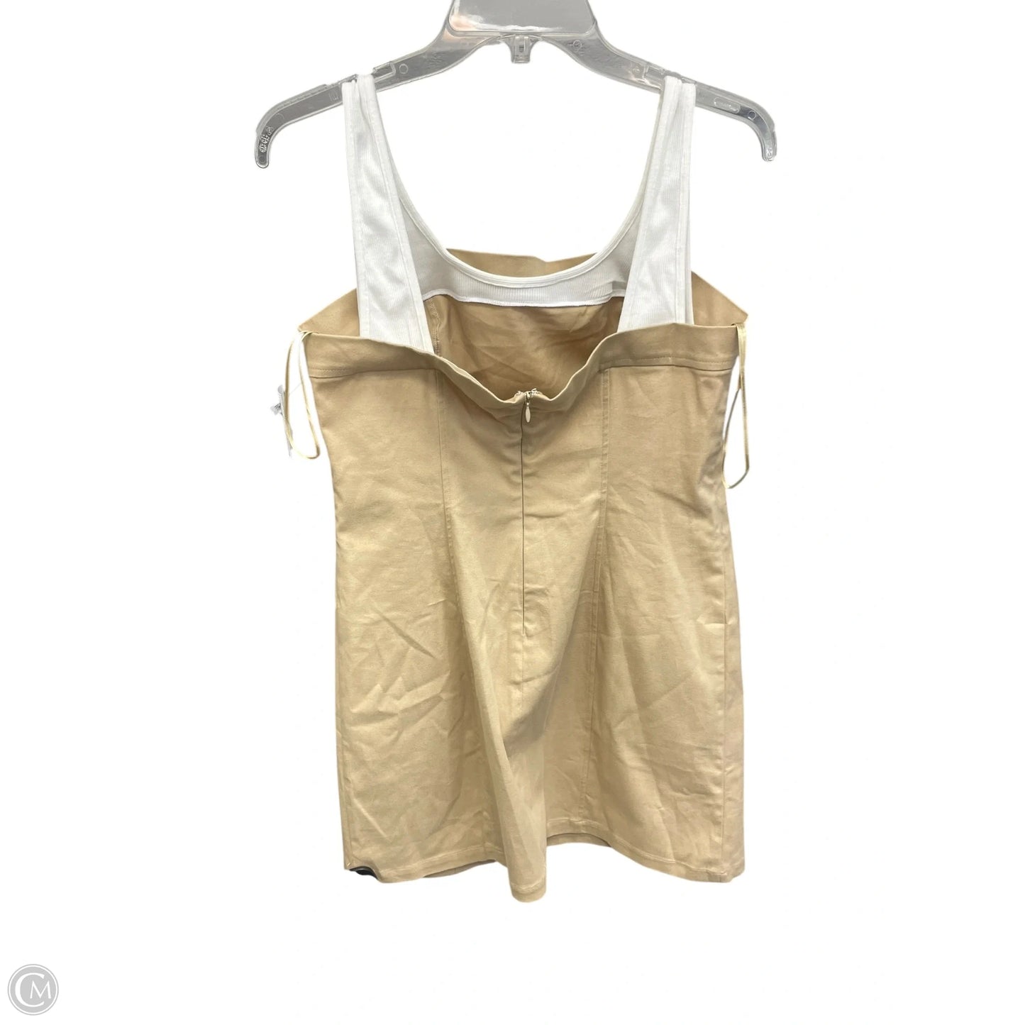 Dress Casual Midi By Anthropologie In Tan, Size: M