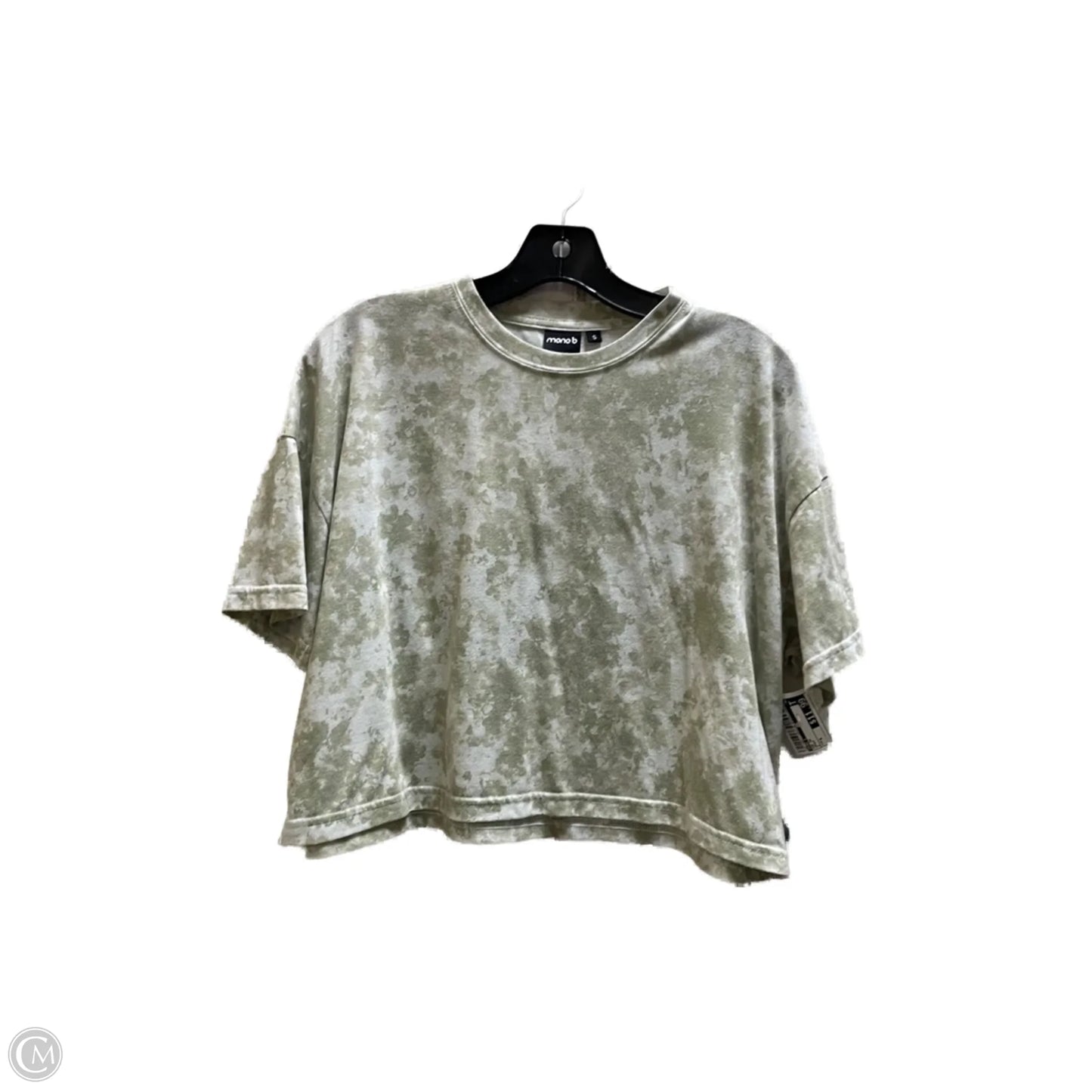 Top Short Sleeve By Mono B In Green, Size: S