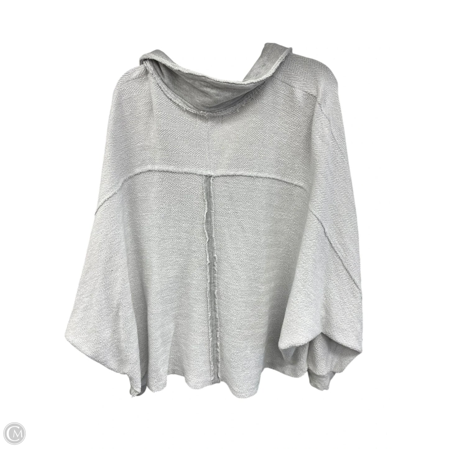 Top Long Sleeve By Bucketlist In Grey, Size: L