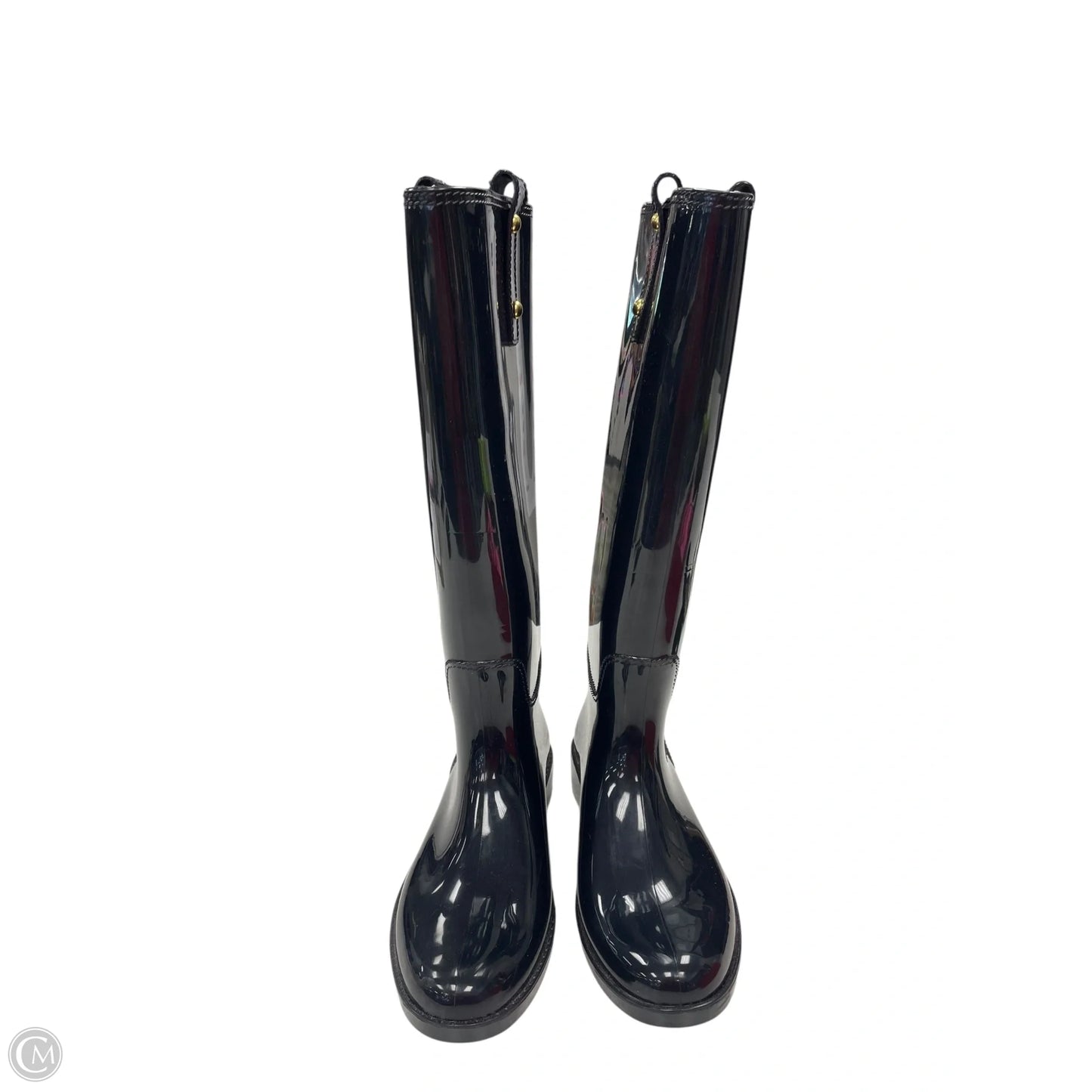 Boots Designer By Coach In Black, Size: 6