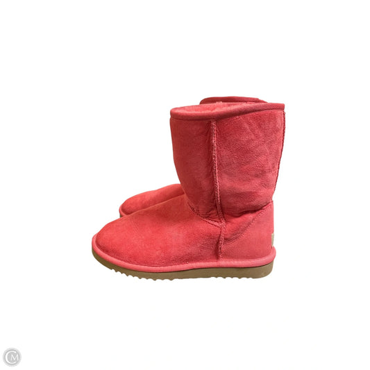 Boots Designer By Ugg In Pink, Size: 6