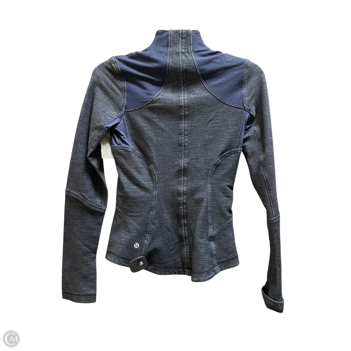 Athletic Jacket By Lululemon In Blue, Size: 2