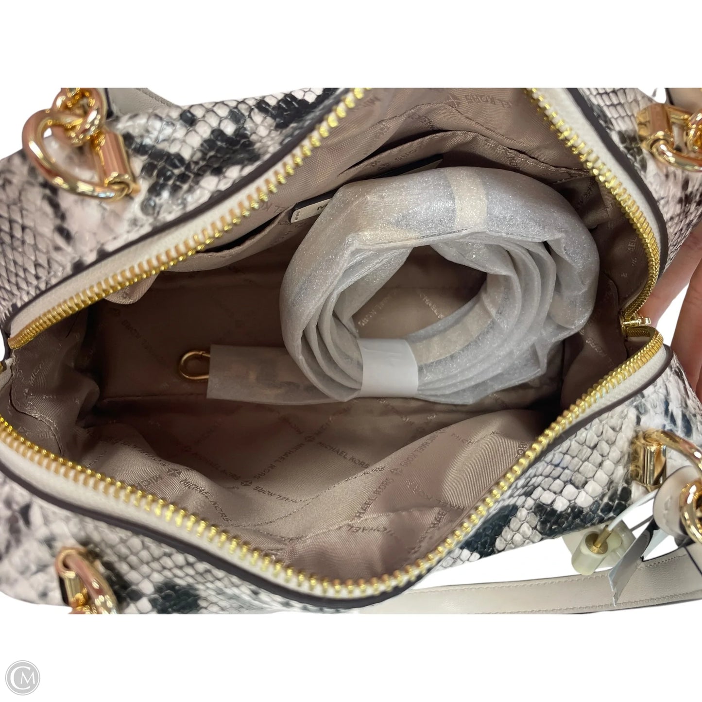 Handbag Designer By Michael Kors, Size: Small
