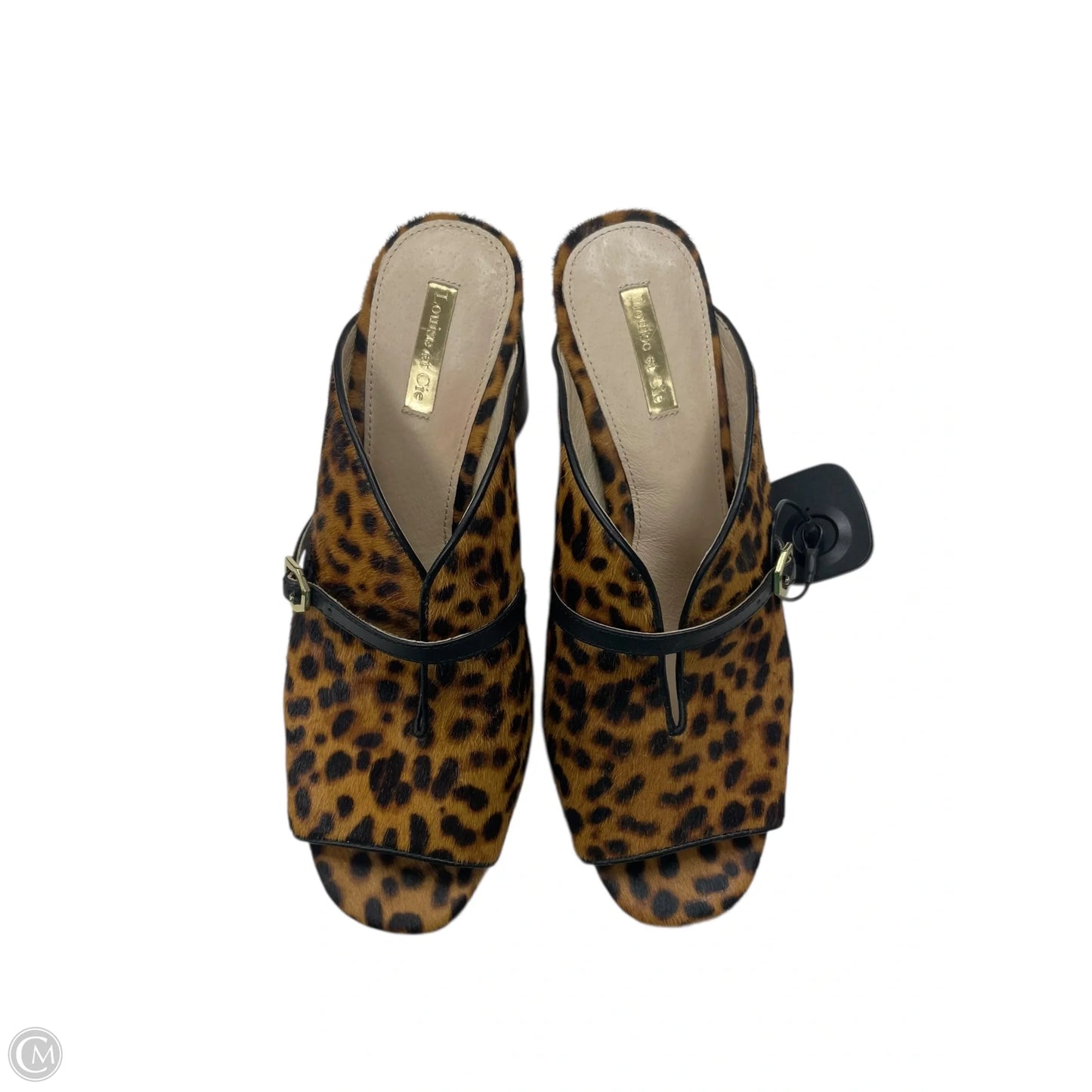 Shoes Heels Block By Louise Et Cie In Animal Print, Size: 8.5