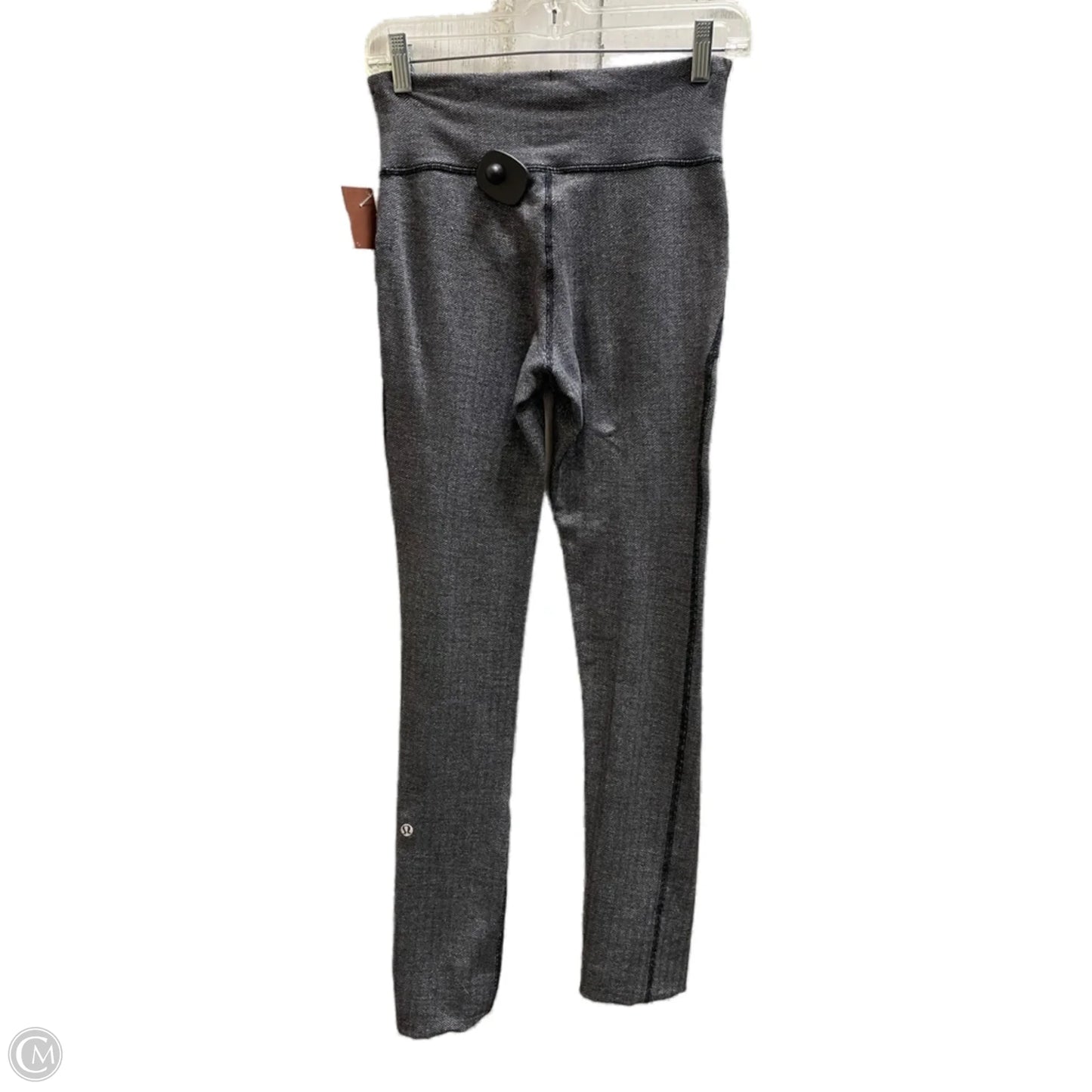 Athletic Leggings By Lululemon In Grey, Size: 4