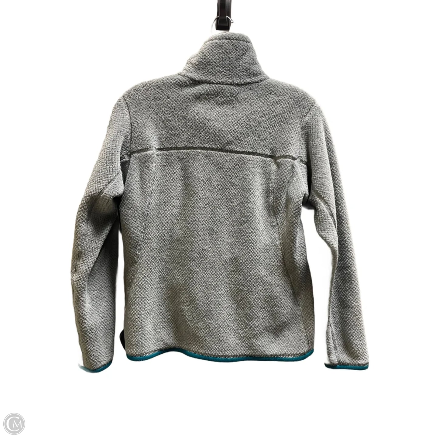 Sweatshirt Collar By Patagonia In Grey, Size: S