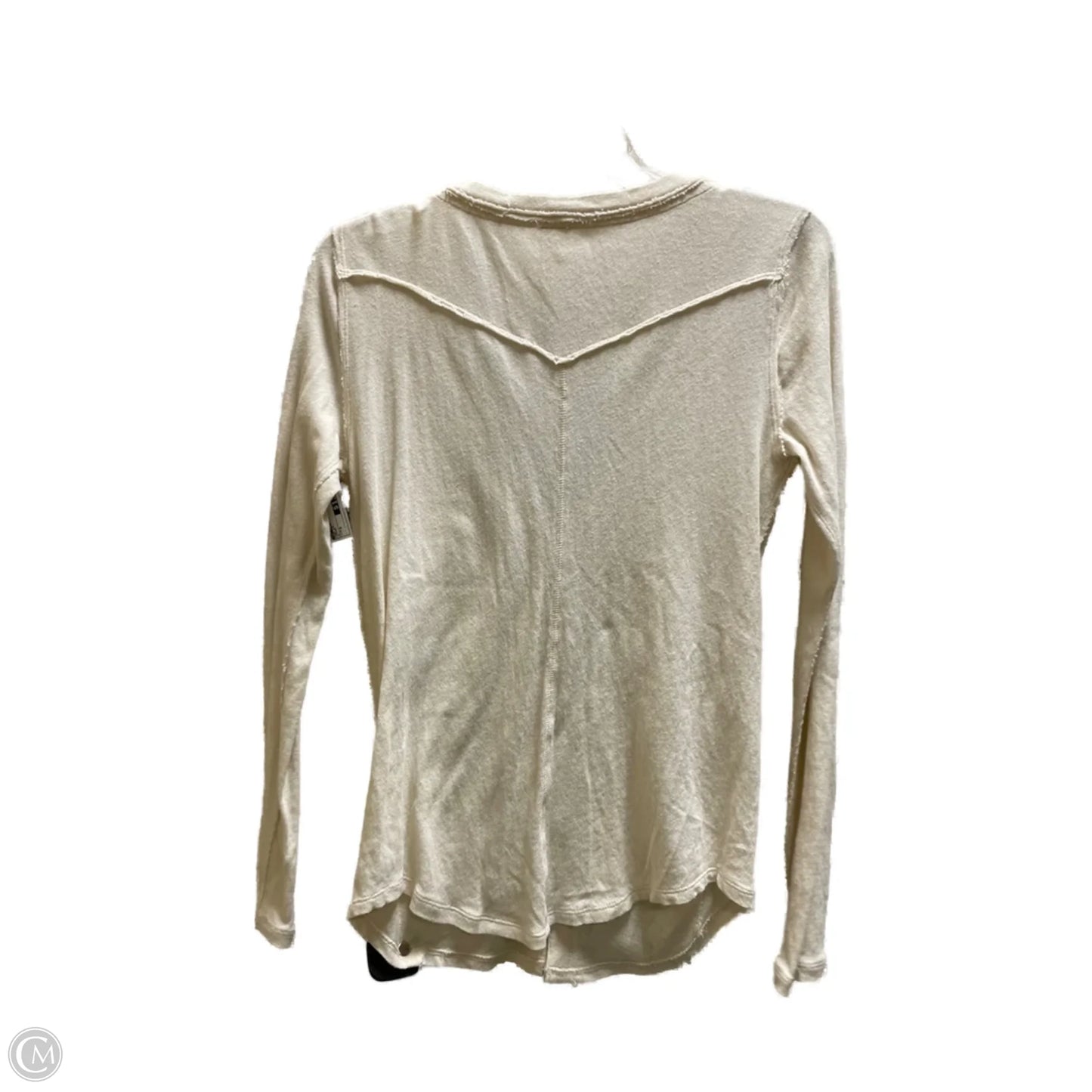 Top Long Sleeve By We The Free In Cream, Size: S