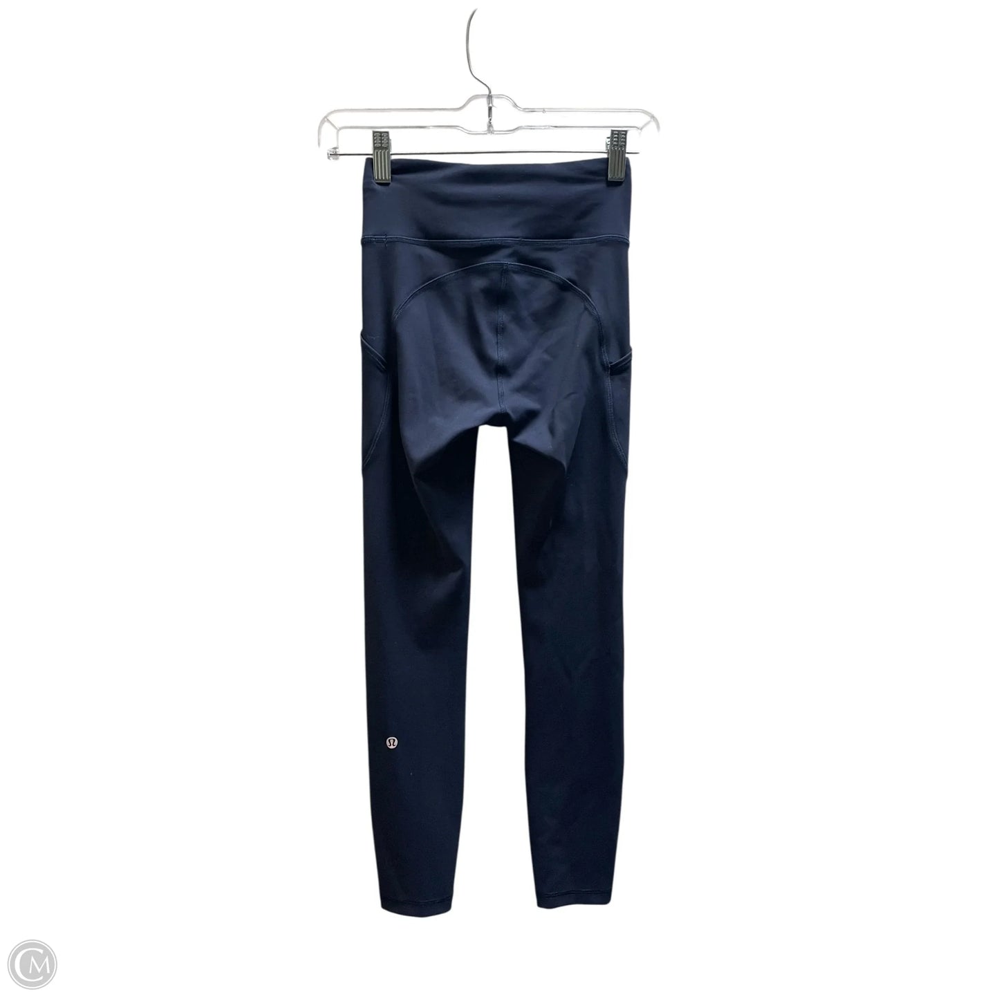 Athletic Leggings By Lululemon In Navy, Size: 2